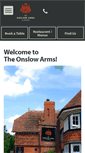 Mobile Screenshot of onslowarmsclandon.co.uk